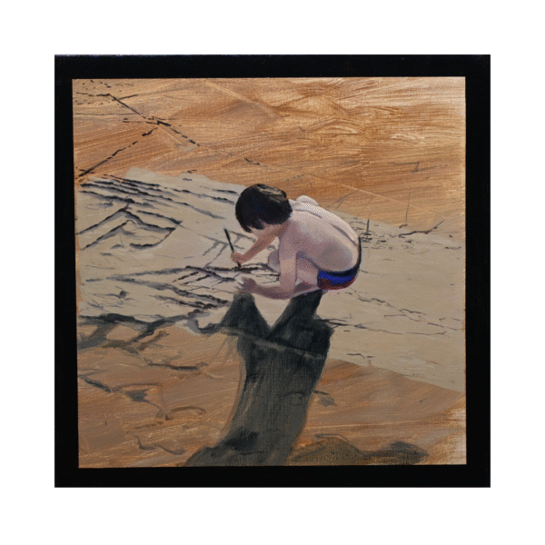 Eero Alev "Boy on the sand (no 2)"